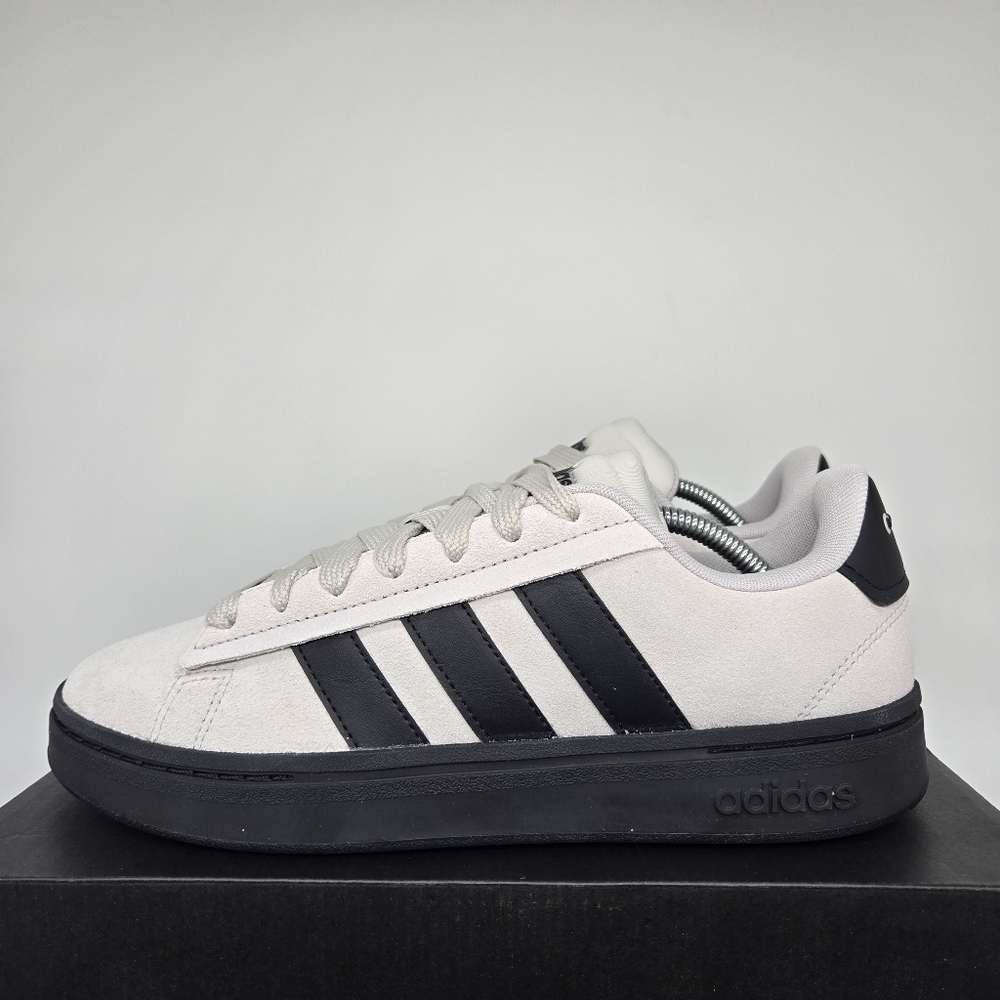 New adidas Grand Court Alpha 'Grey Black' IH1287 Men's Shoes Size 10